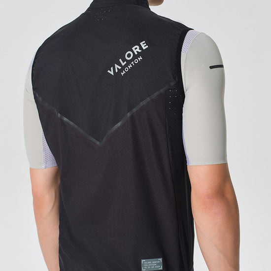 black cycling vest