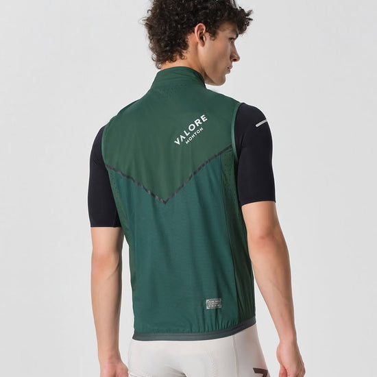 green cycling vest