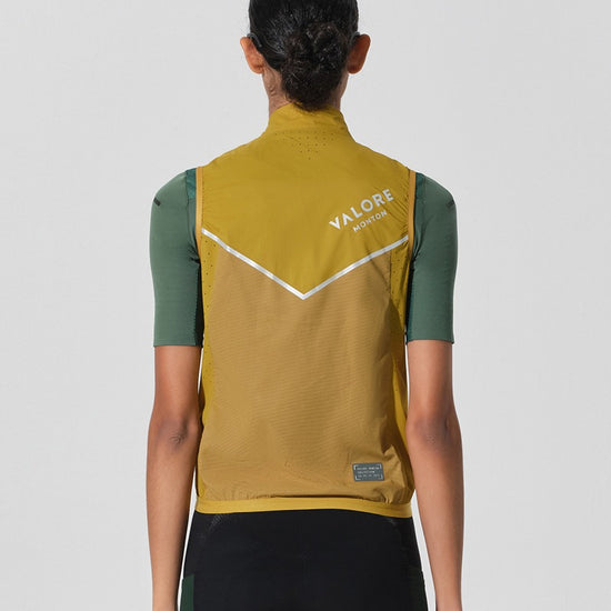 yellow cycling vest