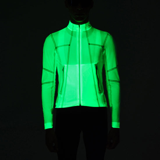 mens reflective cycling jacket