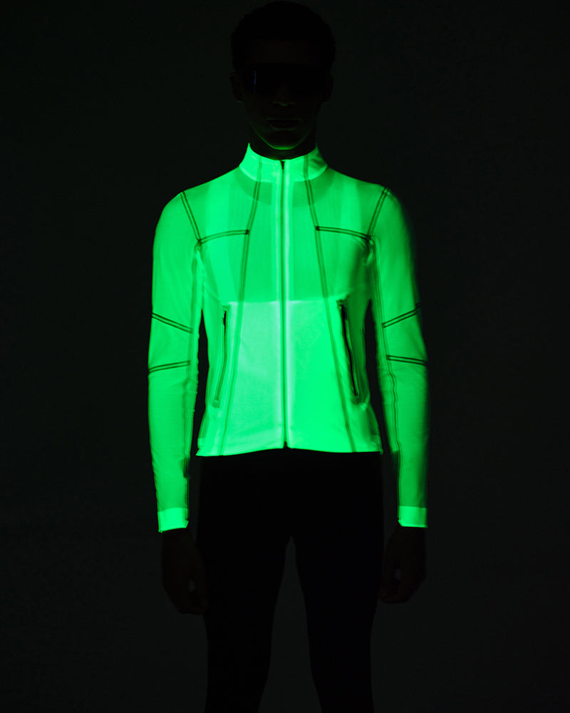 mens reflective cycling jacket