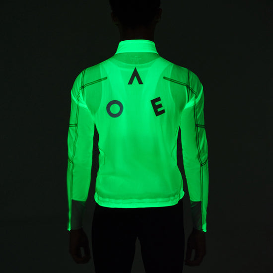 mens reflective cycling jacket