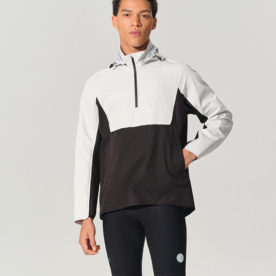 cycling rain jacket with hood