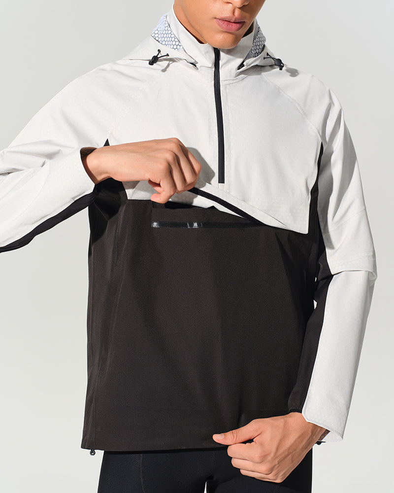 mens waterproof cycling jacket with hood