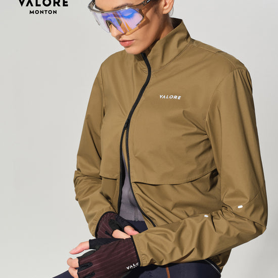 packable cycling rain jacket