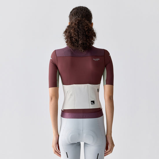 purple cycling jersey women's
